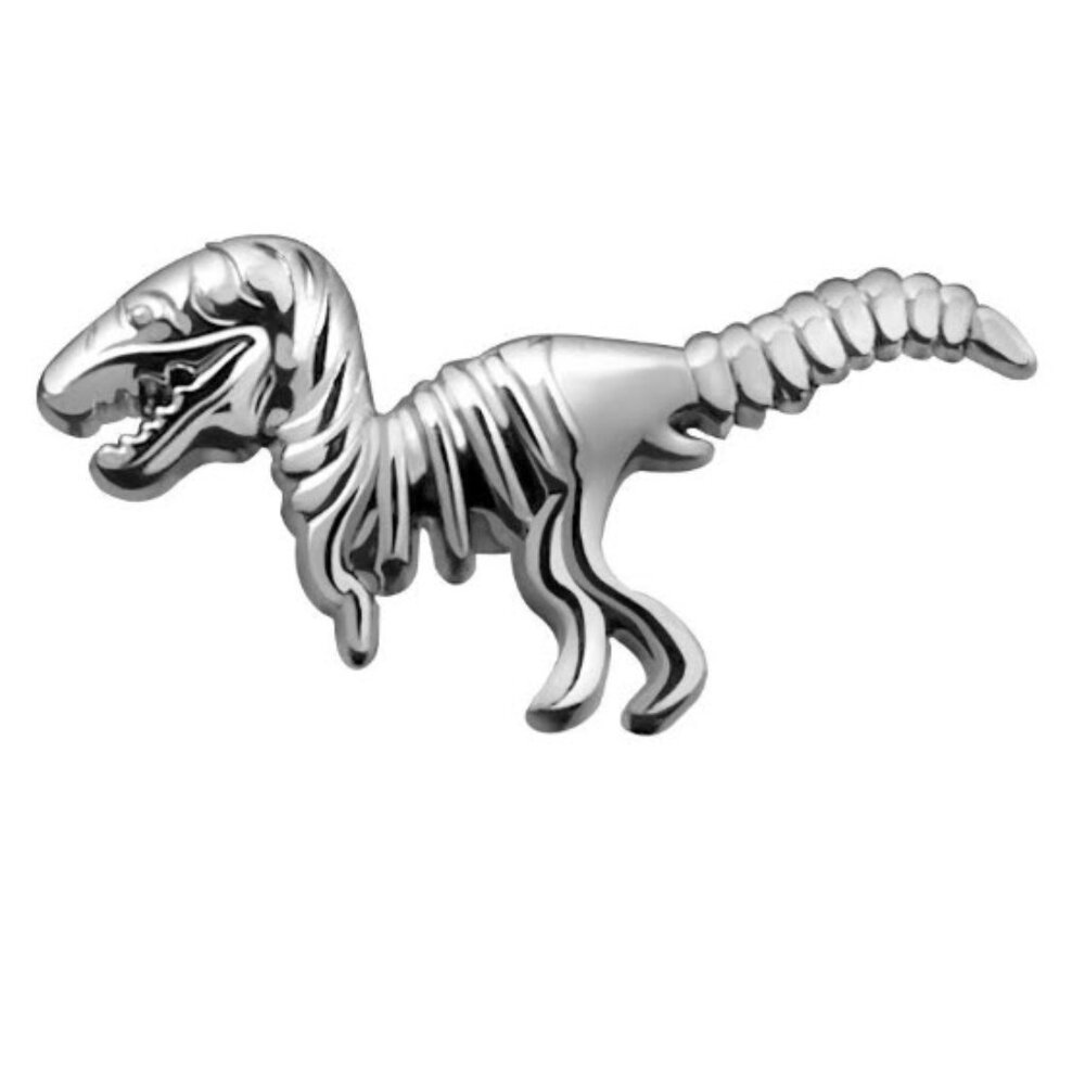 Textured Metal Tyrannosaurus Rex Brooch